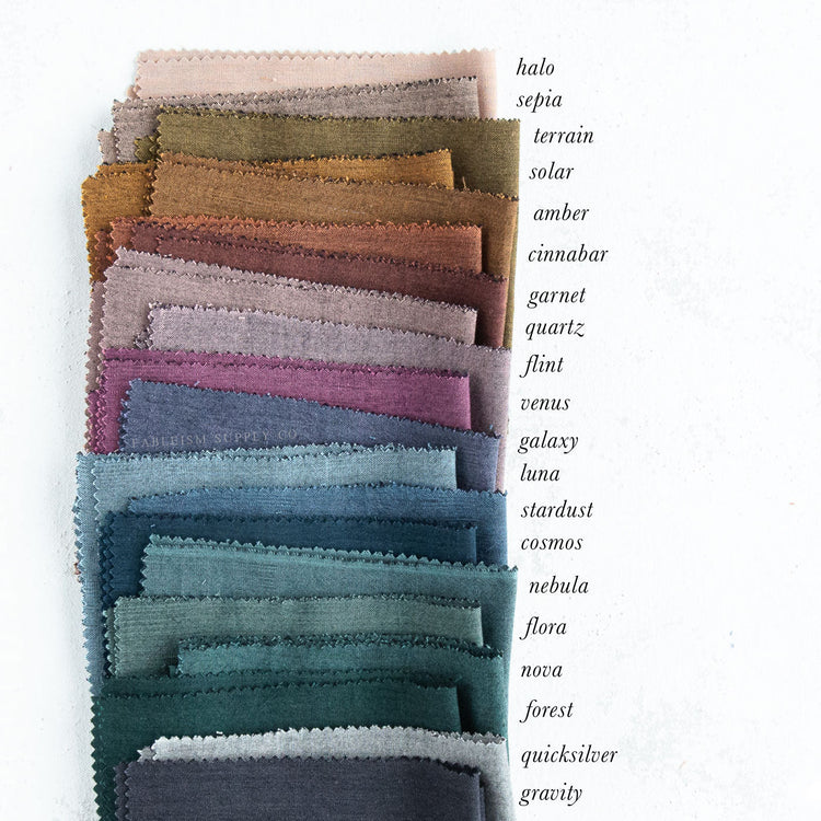 Fableism Nocturne Everyday Chambray - 20 Colour Fat Eighth Pack