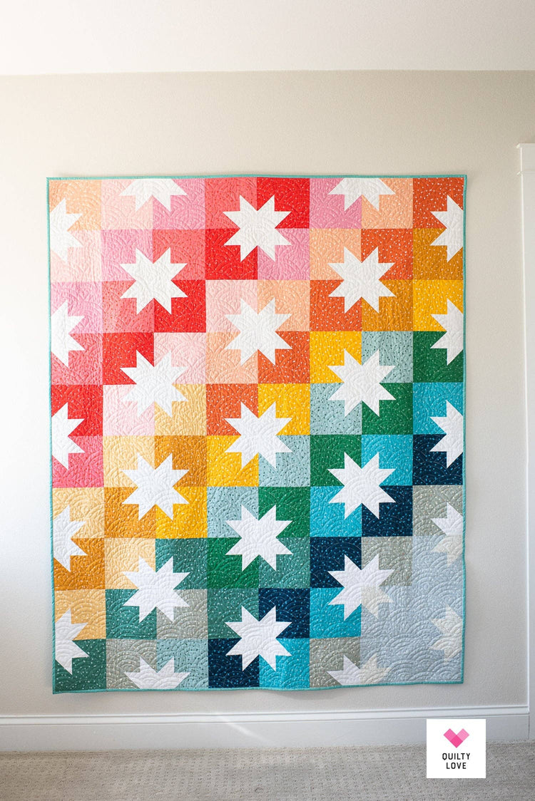 Quilty Love Star Pop II Quilt Pattern