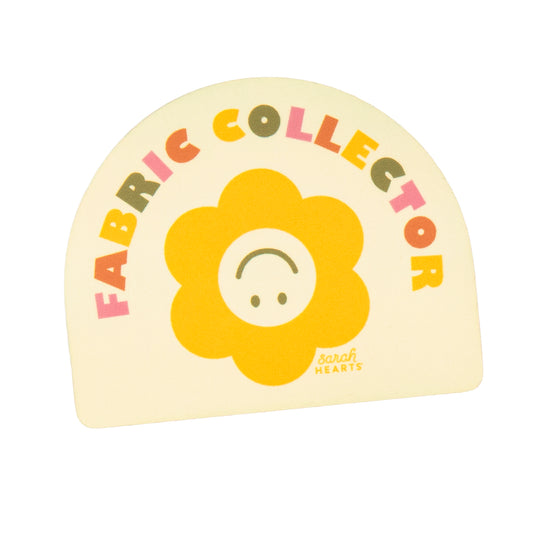 Sarah Hearts - Fabric Collector Vinyl Sticker