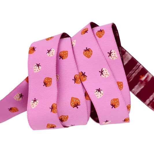Ruby Star Society - Strawberry Toss  in daisy - 7/8" Width Ribbon