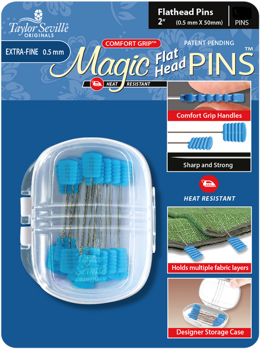 Taylor Seville Magic Pins - Flat Head Pins