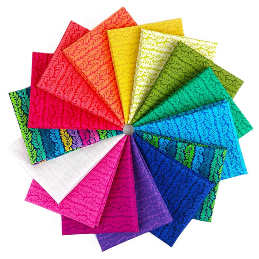 Sally Kelly - Foliage - 15 Fat Quarter Bundle