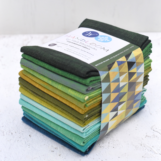 Tara Faughnan - Handloom Wovens - 16 Fat Quarter Pack Meadow - Deposit - Pre-Order Due June 2026