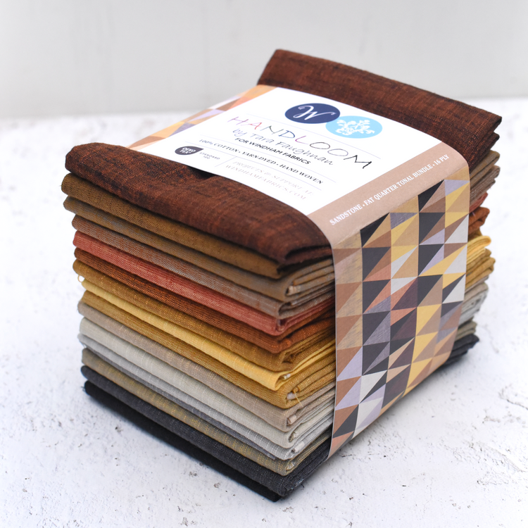 Tara Faughnan - Handloom Wovens - 16 Fat Quarter Pack Sandstone - Deposit - Pre-Order Due June 2026