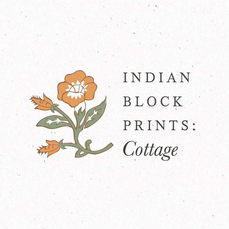 Fableism Indian Block Prints - Cottage - Lattice Floral in Pink
