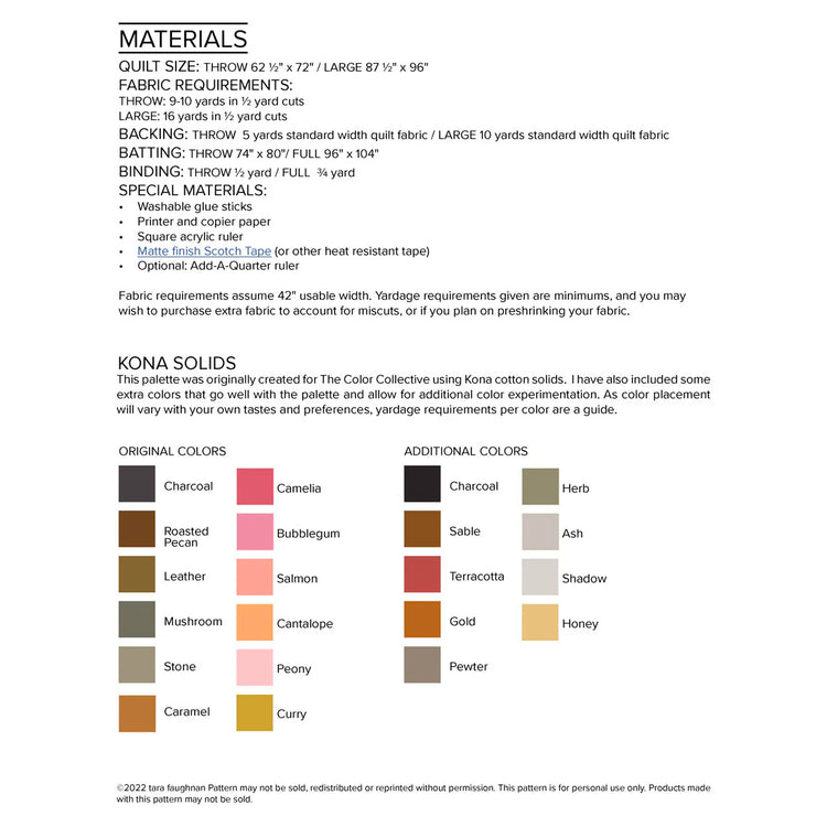 Tara Faughnan - On Point Quilt Printed Paper Pattern