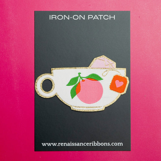 Ruby Star Society Iron-On Patch - Teacup