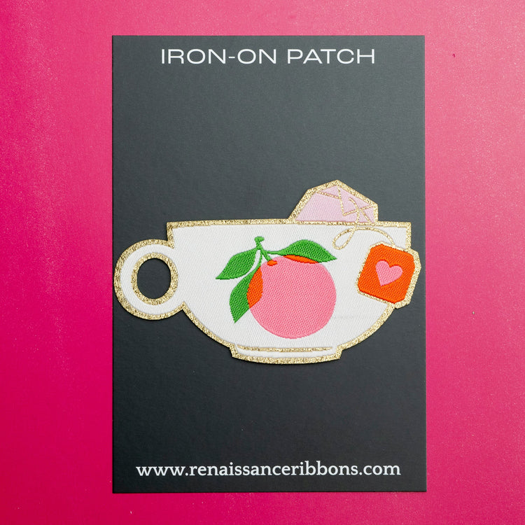 Ruby Star Society Iron-On Patch - Teacup