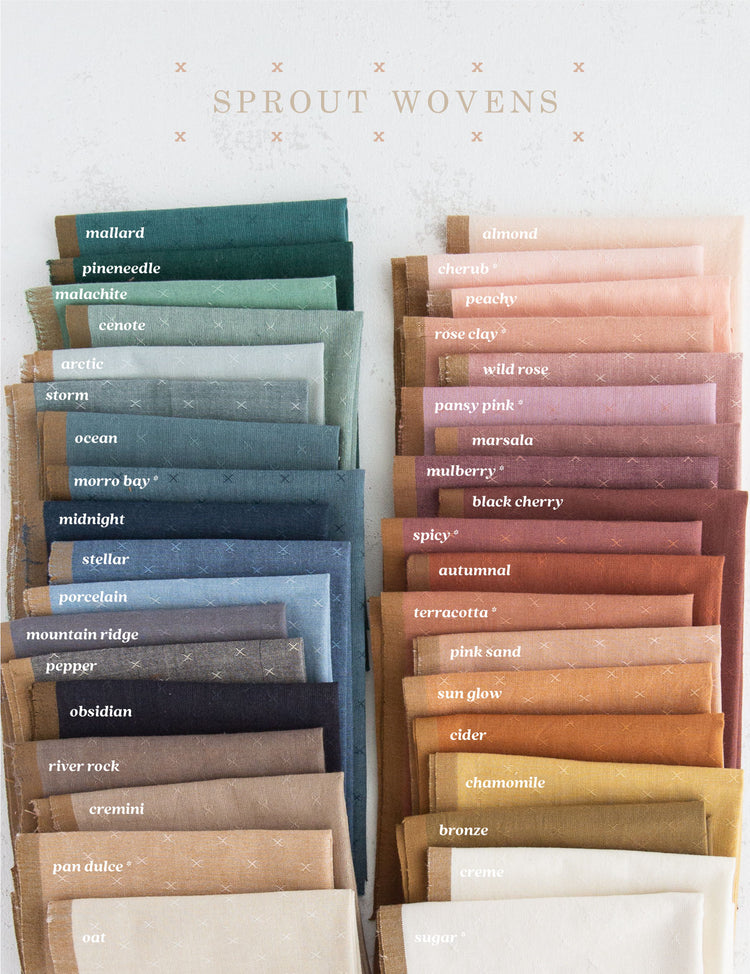 Fableism Sprout Wovens - Full Collection 37 Colour Fat Quarter Pack