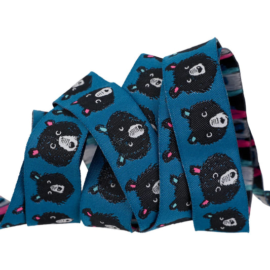 Ruby Star Society - Teddy & the Bears In Thunder - 7/8" Width Ribbon