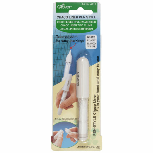 Clover Chaco Liner Pen - White