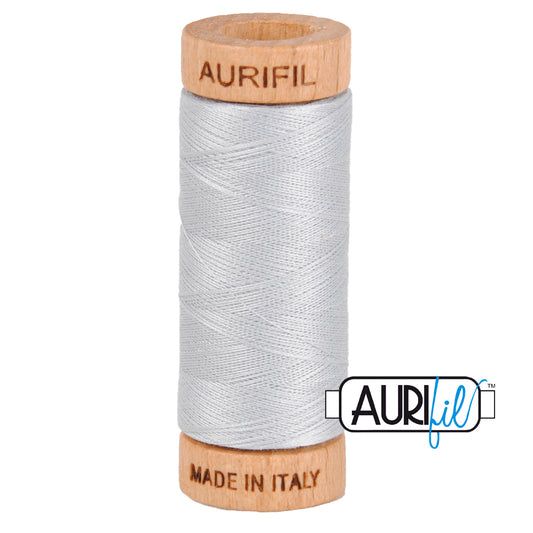 Aurifil 80wt Cotton Small Spool  Dove 2600