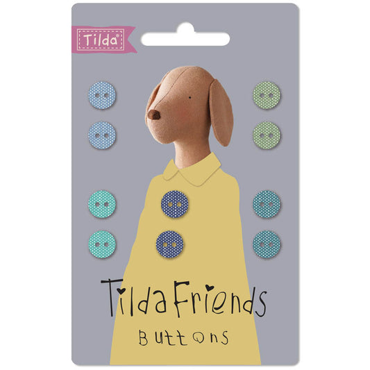 Tilda Buttons Friends Chambray